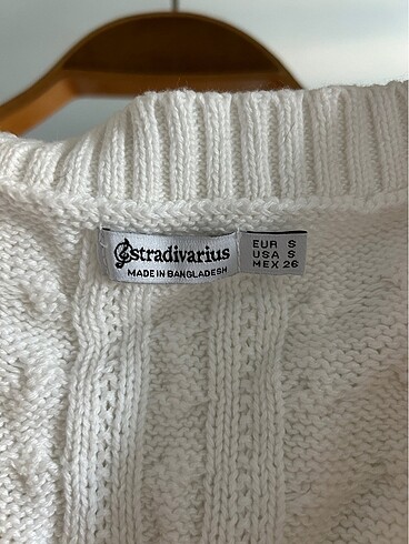 s Beden beyaz Renk Süveter Stradivarius