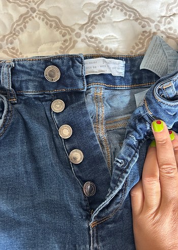 38 Beden mavi Renk stradivarius jean