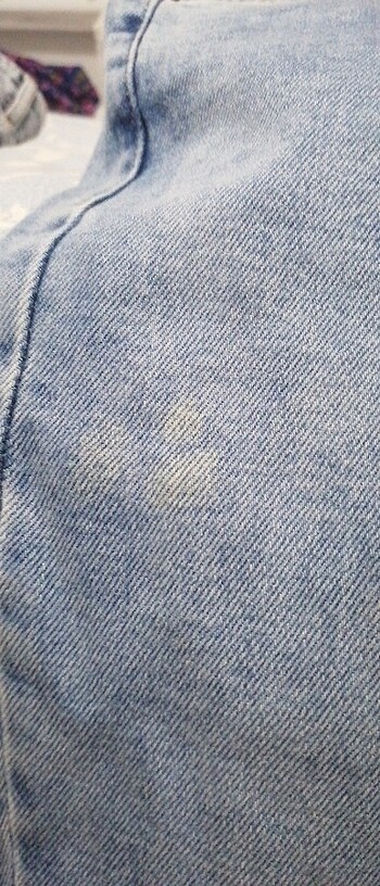m Beden mavi Renk Mavi Mom Jeans. 