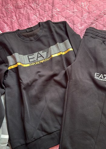 EA7 Siyah Erkek Eşofman Takımı