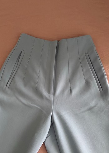 Zara Gri Kadın Kumaş Pantolon