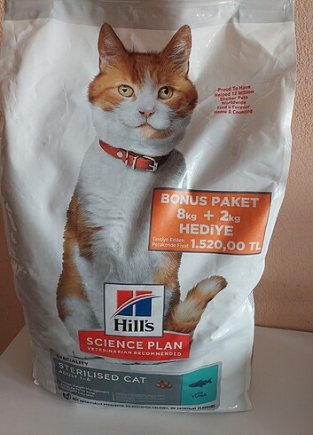Kısırlaştırılmış kedi maması