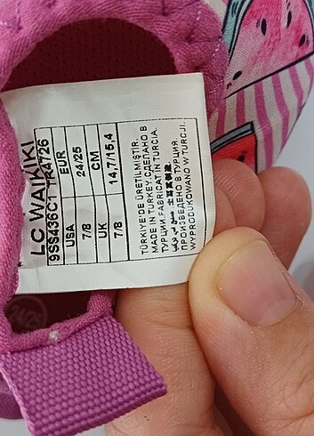 25 Beden LCW cocuk deniz ayakkabısı-babeti 
