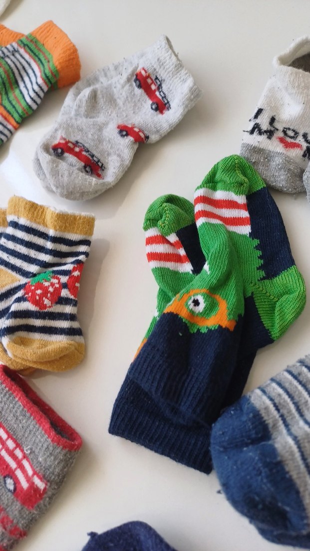 15 tane Renkli Desenli Erkek Çocuk Çorapları - Görsel 3