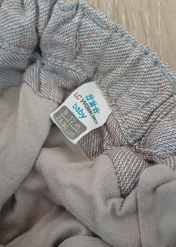 Erkek Çocuk Gri Keten Bol Kesim Pantolon - Görsel 3