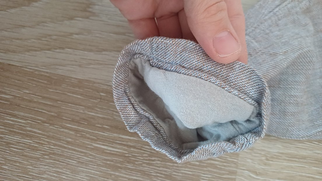 Erkek Çocuk Gri Keten Bol Kesim Pantolon - Görsel 5