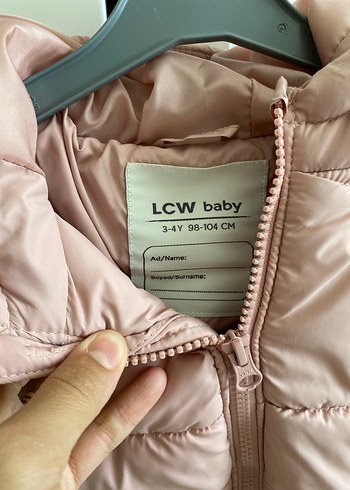 LC Waikiki Kız Çocuk Pembe Kapüşonlu Mont