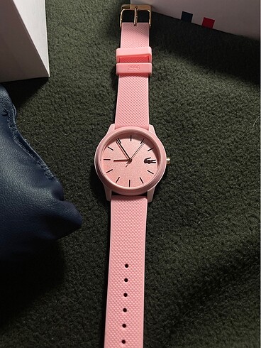 xs Beden Lacoste pembe orijinal saat