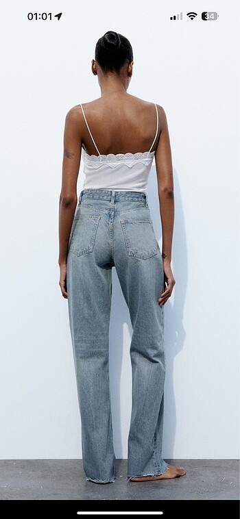 Zara Zara wide leg jean