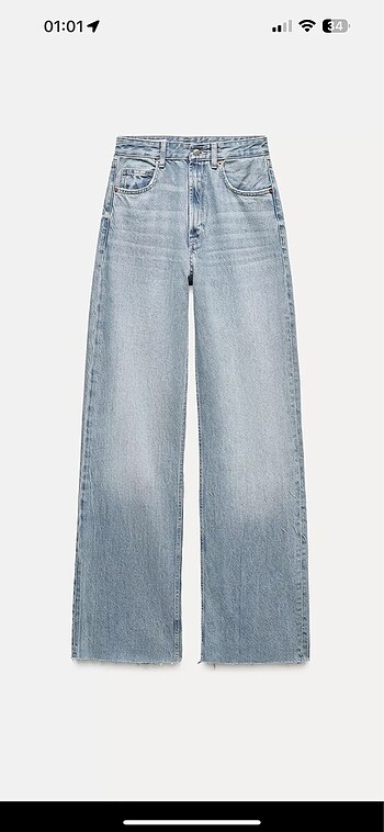 s Beden Zara wide leg jean