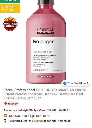 Loreal paris pro longer