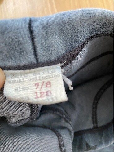 Zara 7-8 yaş çocuk taytı 3 adet
