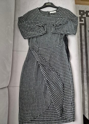 Batik marka Ekose Desenli Kadın Elbise - Görsel 4