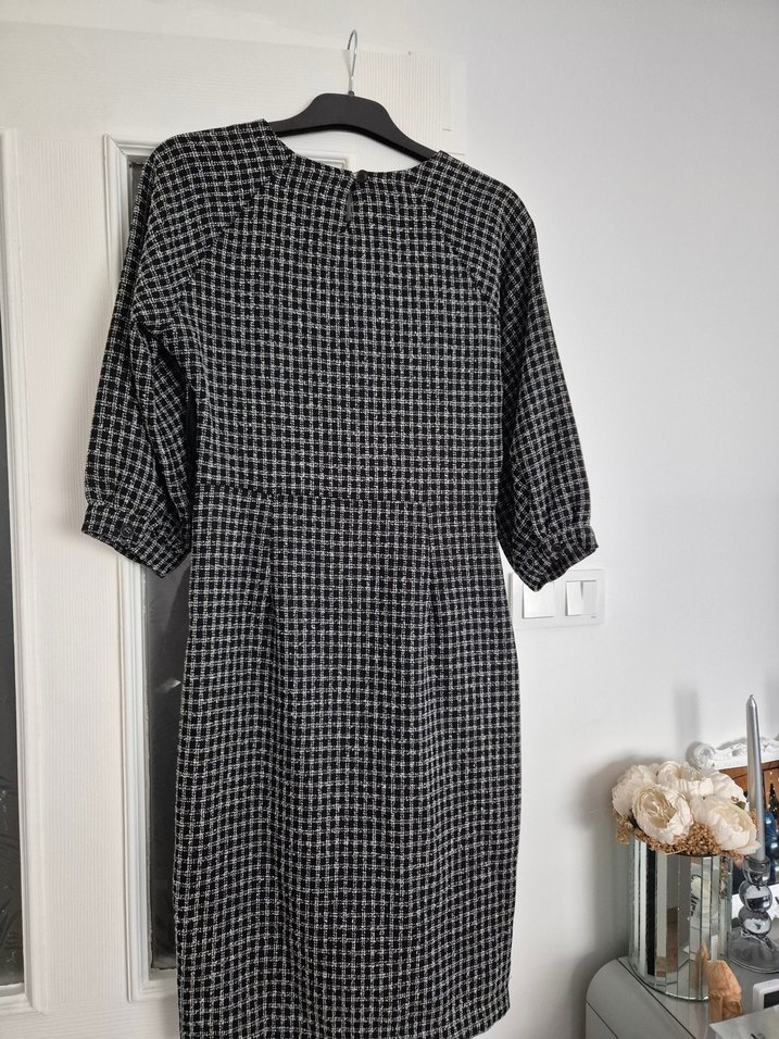 Batik marka Ekose Desenli Kadın Elbise - Görsel 3