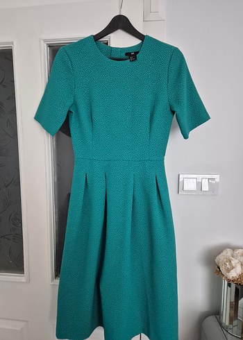 H&M Yeşil Midi Kadın Elbise - Görsel 2