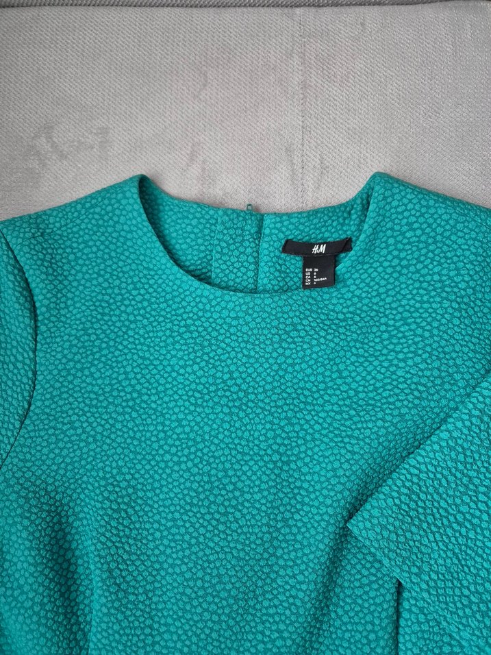 H&M Yeşil Midi Kadın Elbise - Görsel 4