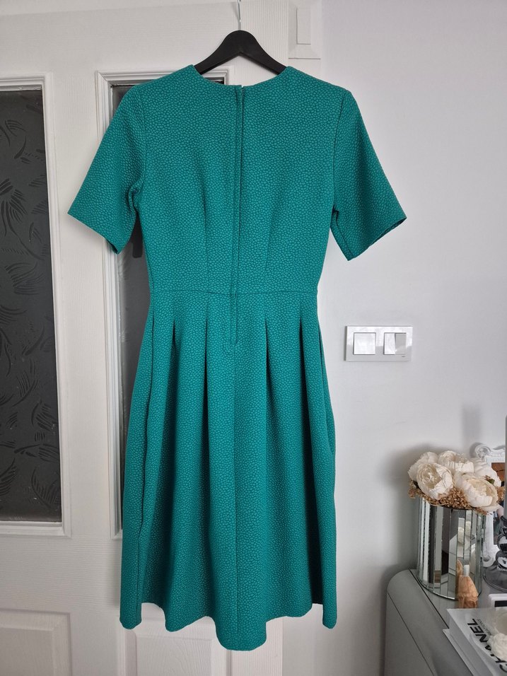 H&M Yeşil Midi Kadın Elbise - Görsel 3