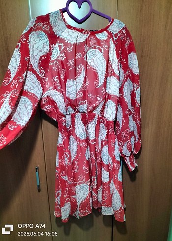 Abiye Uzun Kollu, kolları transparan mini elbise