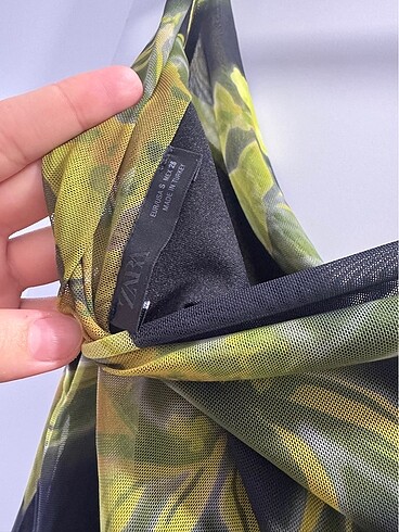 Zara Yeni Sezon Zara çiçekli elbise
