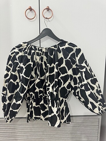 Zara Zara zebra desenli gömlek