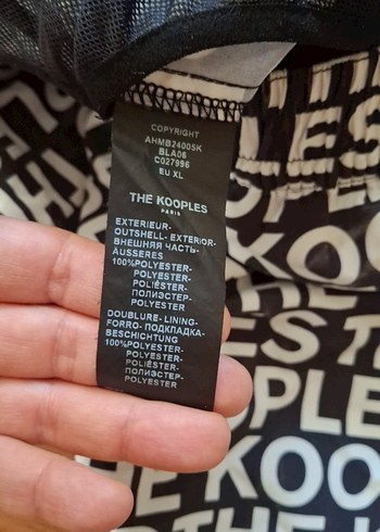 Beyaz Siyah Baskılı Mini Erkek Deniz Şortu - Görsel 8