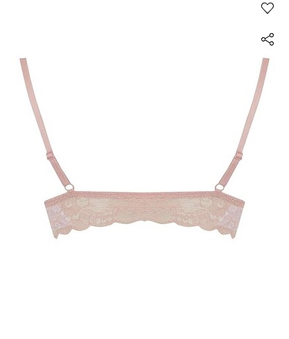 Defacto Pembe dantel bralet