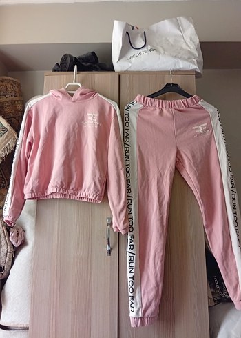 Pembe Kız Çocuk Rahat Eşofman Takımı