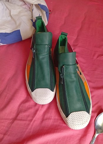 43 Beden çeşitli Renk Renkli Bağcıksız Fermuarlı Erkek Sneaker