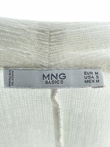m Beden beyaz Renk Mango Bluz %70 İndirimli.