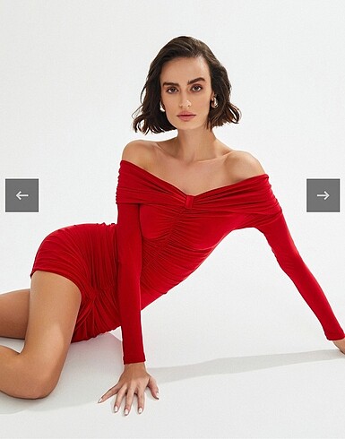 The latest thing marka yeni etiketli kırmızı elbise