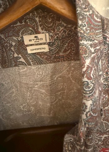 Gri Desenli Uzun Kollu Erkek Gömlek - Görsel 2