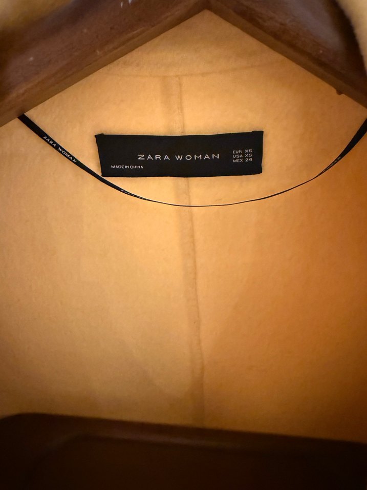 Bej Midi Yun Kadın Klasik Kesim Kaban - Görsel 3