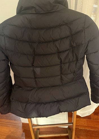 Siyah Fermuarlı Kadın Kışlık Mont - Görsel 7