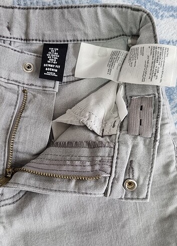 8 Yaş Beden H&M Çocuk Esnek Jean Pantolon 7-8 yaş