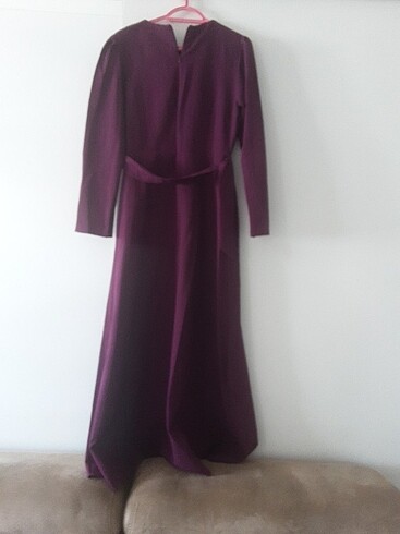 40 Beden bordo Renk Uzun elbise