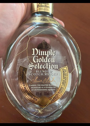 Beden Dekoratif boş şişe Dimple Golden Selection Blended Scotch