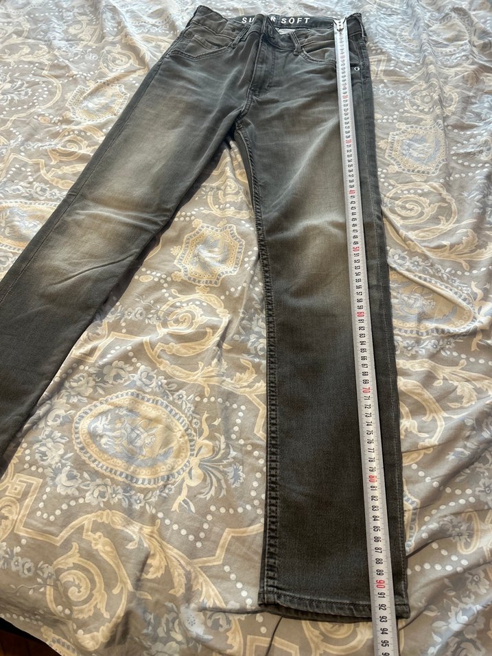 Gri Erkek Denim Günlük Kot Pantolon - Görsel 2