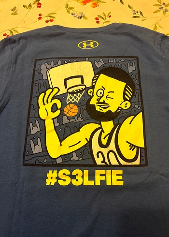 Mavi Basketbol Baskılı Erkek Çocuk Tişört - Görsel 8