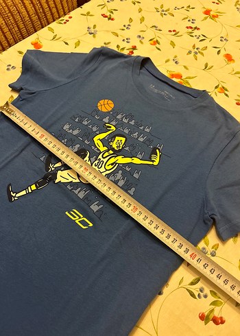 Mavi Basketbol Baskılı Erkek Çocuk Tişört - Görsel 6