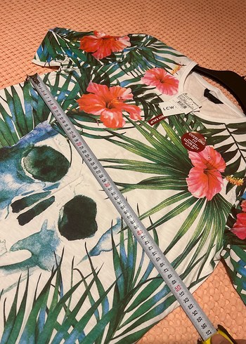 Bohem Tarzı Baskılı Erkek Tişört - Görsel 4