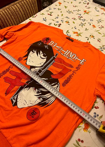 Turuncu Baskılı Anime Erkek Sweatshirt - Görsel 5