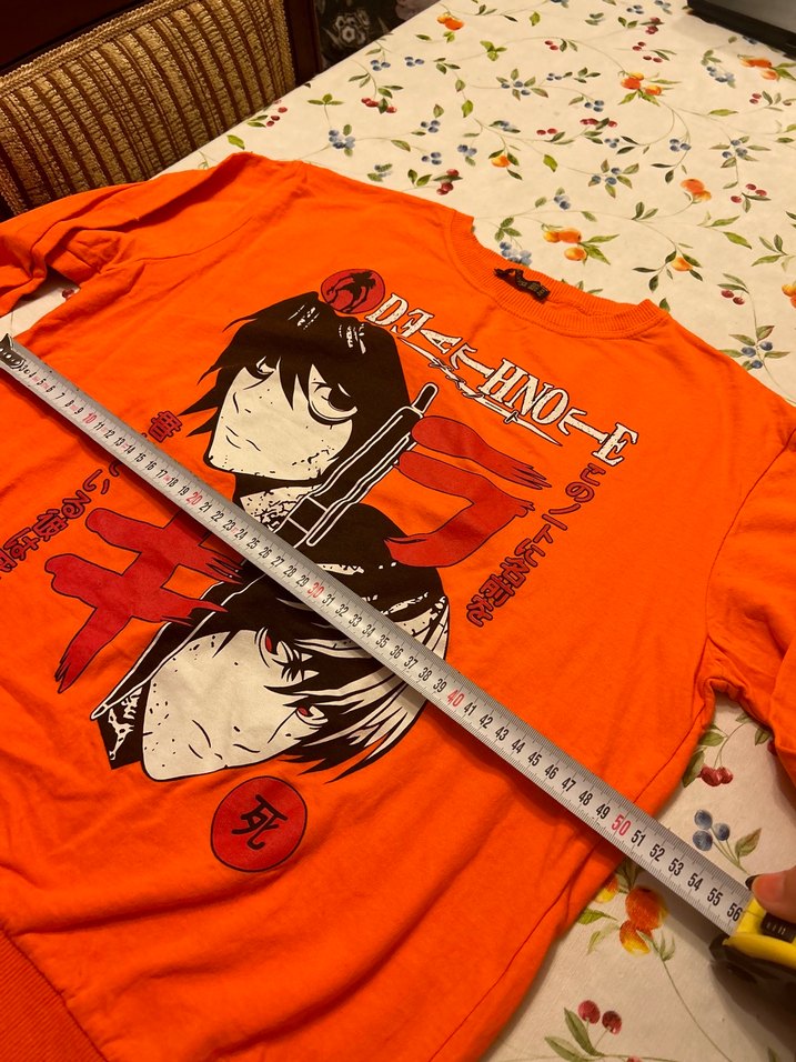 Turuncu Baskılı Anime Erkek Sweatshirt - Görsel 5