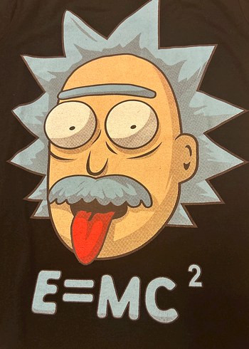 Siyah Baskılı Pamuklu Erkek Tişört - Görsel 2