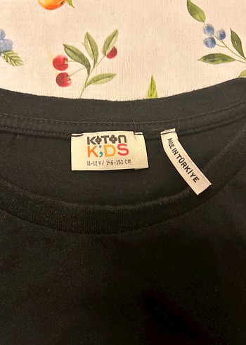 Siyah Baskılı Erkek Çocuk Tişörtü - Görsel 5