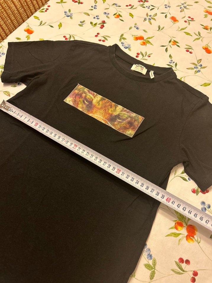 Siyah Baskılı Erkek Çocuk Tişörtü - Görsel 4