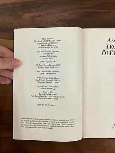Beden Troya?da Ölüm Vardı Bilge Karasu