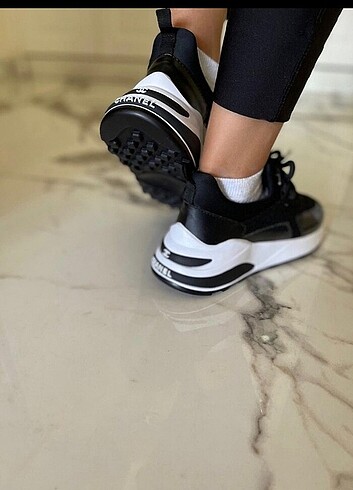 Chanel siyah spor ayakkabı
