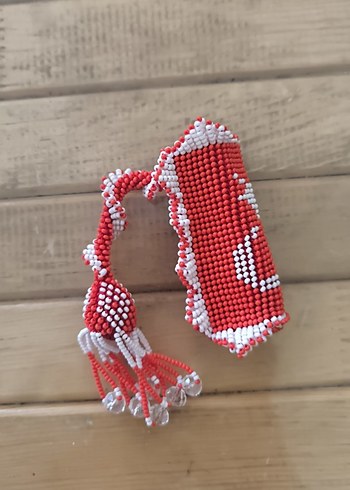 Nakışlı Boncuklu Kadın Bileklik - Bohem Tarz