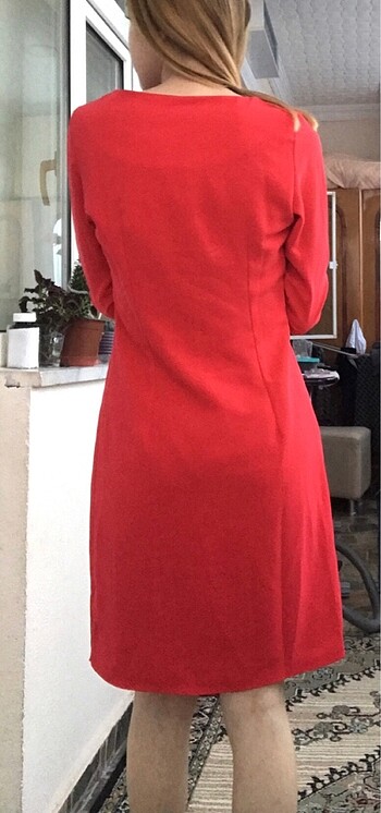 l Beden Kırmızı elbise