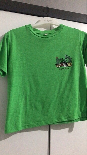 Defacto Defacto Yeşil Crop Tişört